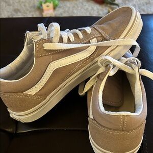 Vans Kids Sneakers in Light Purple and White